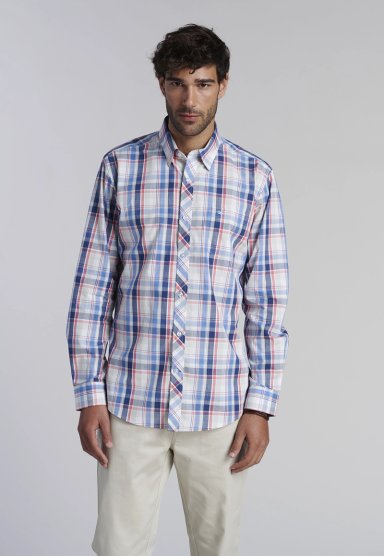CAMISA CHECK ORLANDO F CORAL - 1