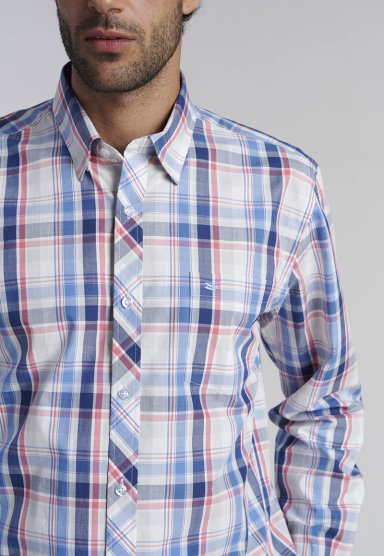 CAMISA CHECK ORLANDO F CORAL - 3