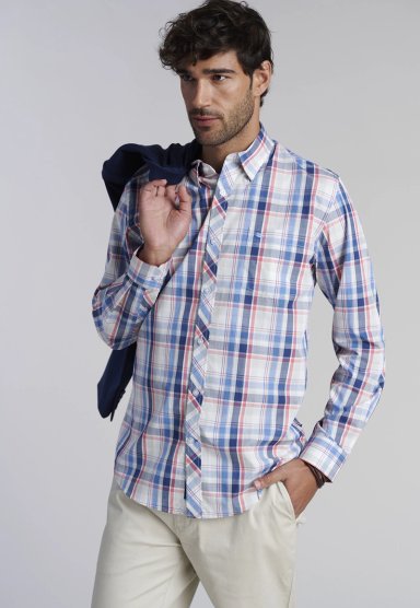 CAMISA CHECK ORLANDO F CORAL - 5