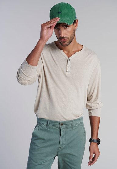 BERMUDA ALGODÓN HOMBRE FEROUCH GREEN 251305Y0048 NEWPORT F - 5