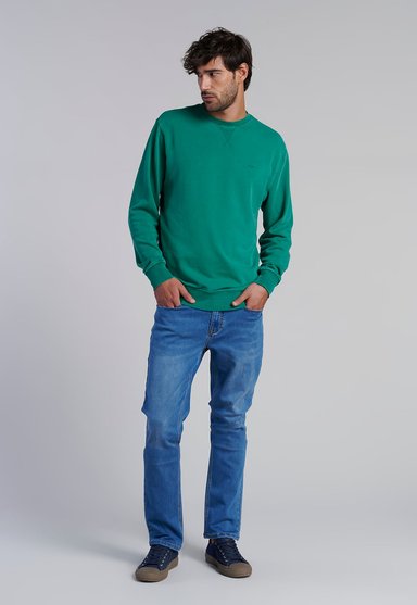 POLERON CREW NECK ANAHEIM GREEN - 2