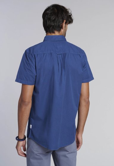 CAMISA GARMENT DYED FJ INDIGO - 4
