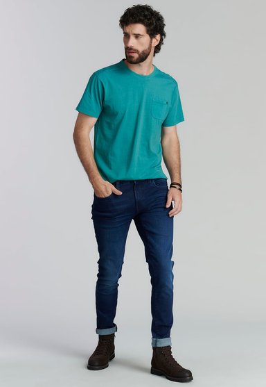 JEANS ALGODÓN HOMBRE FEROUCH AZUL MISURI FJS DK - 2