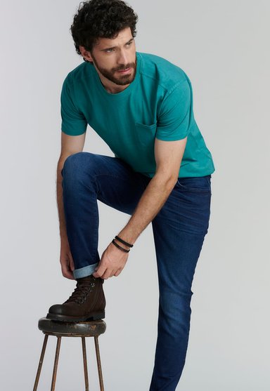 JEANS ALGODÓN HOMBRE FEROUCH AZUL MISURI FJS DK - 5