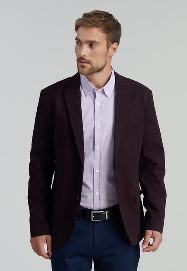 BLAZER ALGODÓN HOMBRE FEROUCH ROJO STANFORD F SMART CASUAL MERLOT - 1