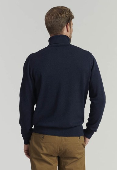 SWEATER ALGODÓN HOMBRE FEROUCH AZUL MARINO TURTLE NECK F SMART CASUAL NAVY - 4