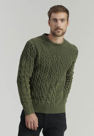 SWEATER HOMBRE FEROUCH VERDE PHOENIX FR MILITARY - 1
