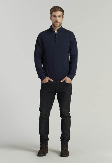 SWEATER ALGODÓN HOMBRE FEROUCH AZUL MARINO BRISTOL F BUSINESS NAVY - 2