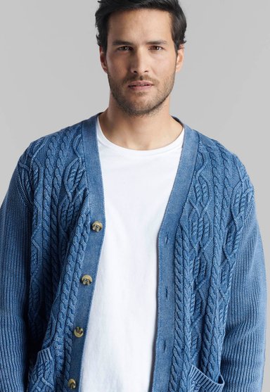 CARDIGAN ERIE INDIGO - 3