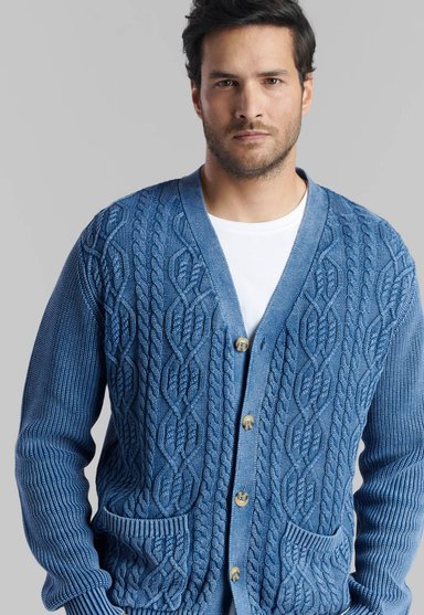CARDIGAN ERIE INDIGO - 5