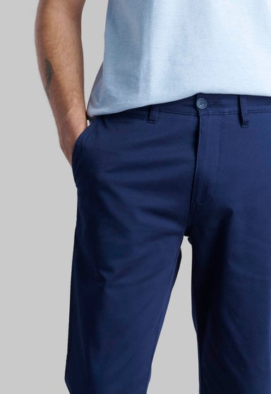 PANTALON TWILL SLIM /33 DK.BLUE - 3