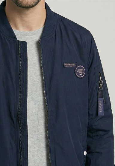CHAQUETA PILOT BOMBER NAVY - 3