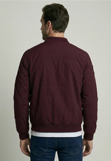 CHAQUETA PILOT BOMBER PLUM - 4