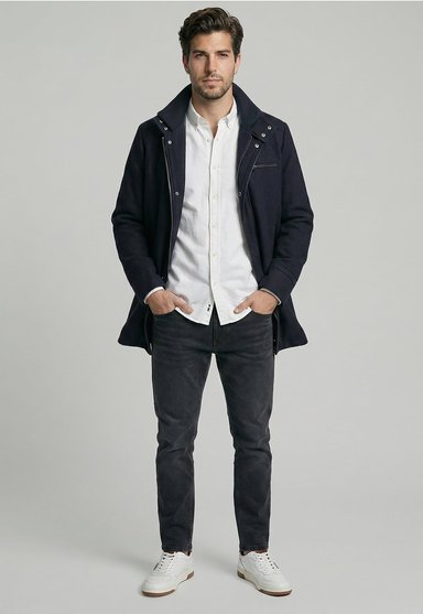 ABRIGO ARLINGTON NAVY - 2