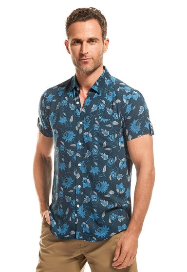 CAMISA MONTBLANC NAVY - 1