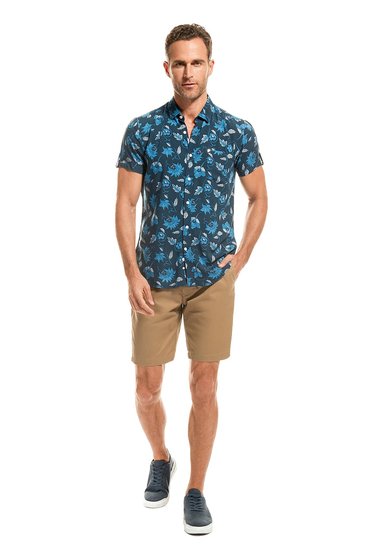 CAMISA MONTBLANC NAVY - 2