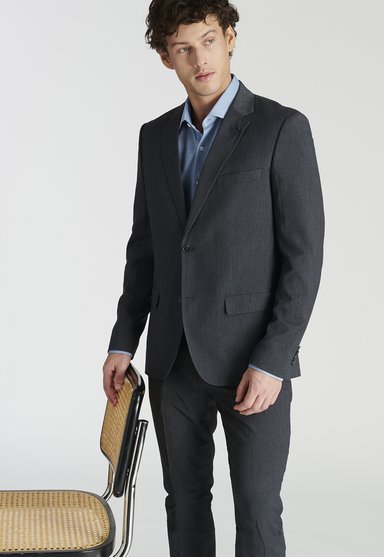 BLAZER HOMBRE NEW MAN GRIS CIERTO BUSINESS GREY - 5