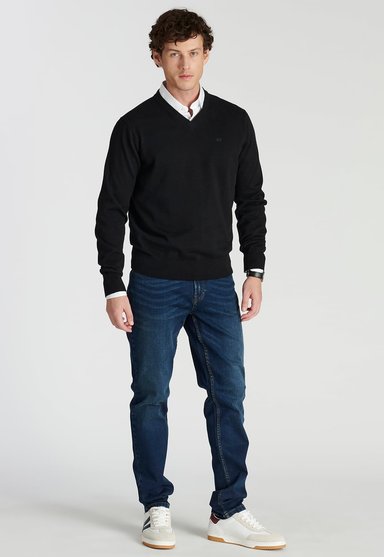 SWEATER HOMBRE NEW MAN NEGRO MERIDA HERITAGE BLACK - 2