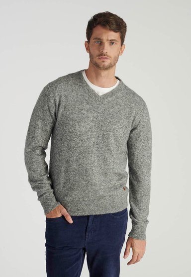 SWETER SEBASTIAN AVANT-GARDE DK GREY MELANGE - 1
