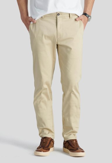 PANTALON BAGNEAUX SLIM HERITAGE SAND - 1