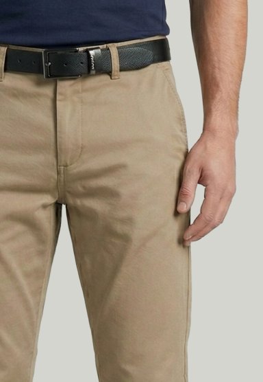 PANTALON BAGNEAUX REGULAR FIT TOASTED - 3
