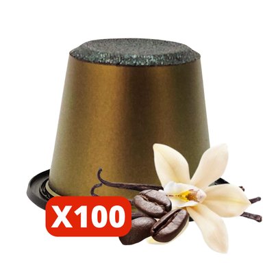 CAFE VAINILLA DELICIA - 100 CAPSULAS NESPRESSO COMPATIBLES - 1