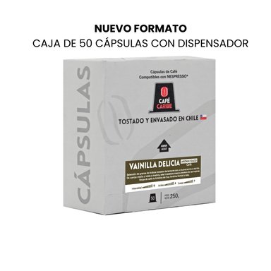 CAFE VAINILLA DELICIA - 100 CAPSULAS NESPRESSO COMPATIBLES - 2