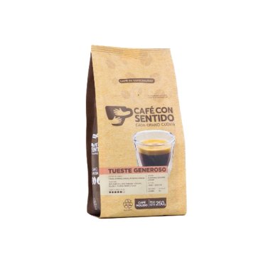 CAFE  CON SENTIDO TUESTE GENEROSO 1 KILO MOLIDO - 2