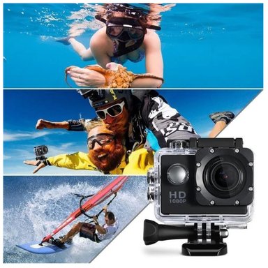 CÁMARA DEPORTIVA SUMERGIBLE 4K FULL HD NEGRO - 2
