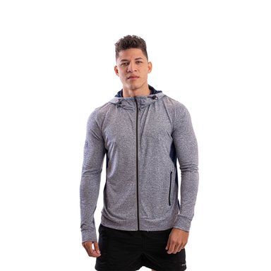 POLERÓN HOMBRE DISCOVERY HOODIE TRAVERSE GRIS - 1