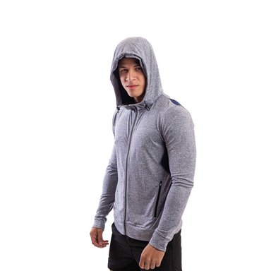 POLERÓN HOMBRE DISCOVERY HOODIE TRAVERSE GRIS - 3