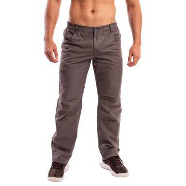 PANTALON TREKKING HOMBRE DISCOVERY GRIS OSCURO ADVENTURE - 1