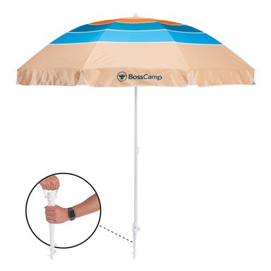 QUITASOL SOMBRILLA PLAYA GRANDE 2,5 M UV+50 QUINTAY AQUA BOSSCAMP - 1