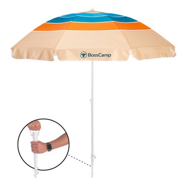 QUITASOL SOMBRILLA PLAYA GRANDE 2,5 M UV+50 QUINTAY SOL BOSSCAMP - 1
