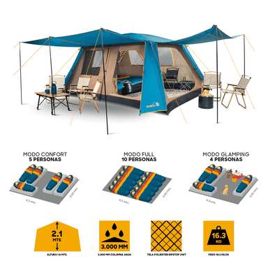 CARPA FAMILIAR DOLOMITES 10 - 10 PERSONAS - 6