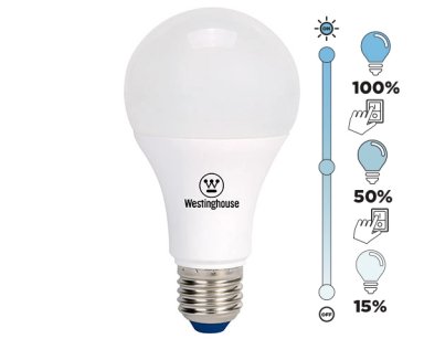 AMPOLLETA LED BOLA DIMEABLE A70 14W LUZ BLANCO FRIO E27 - 2