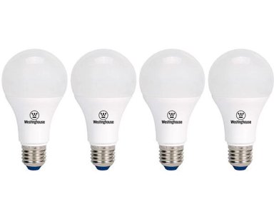 PACK X4 AMPOLLETAS LED BOLA A60 9W LUZ CÁLIDA E27 - 2