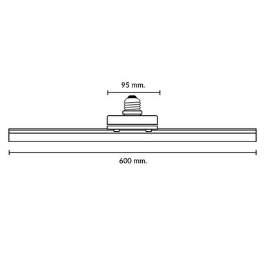 FOCO LINEAL LED 9W E27 60CM LUZ BLANCO FRIO - 4