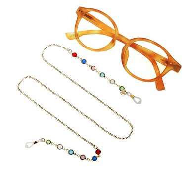 STRAP ANTEOJOS SËEU CRISTAL DORADO - 2