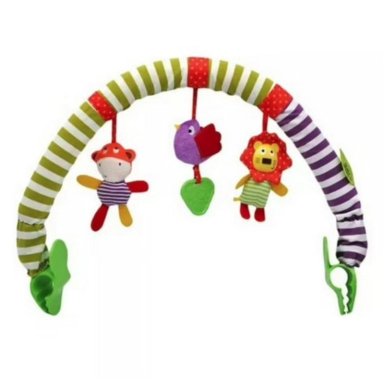 ARCO SONAJERO COCHE BEBE CUNA ESTIMULADOR UNISEX DISEÑOS - 2