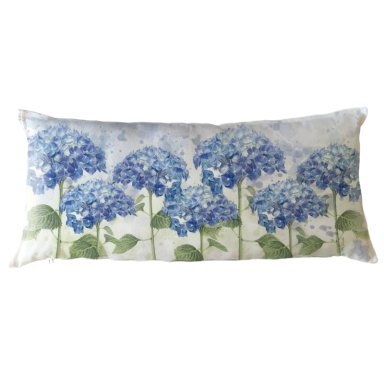 COJÍN ESTAMPADO 40X90 HORTENSIAS XL - 1