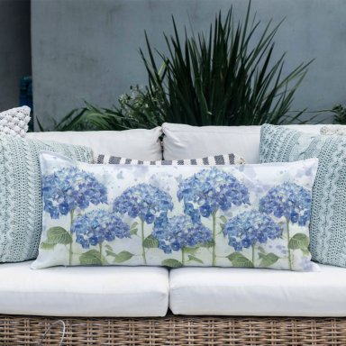 COJÍN ESTAMPADO 40X90 HORTENSIAS XL - 2