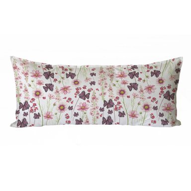 FUNDA COJÍN ESTAMPADO 40X90 PRIMAVERA ROSA XL - 1