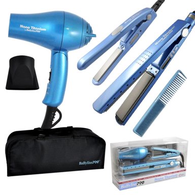 KIT VIAJE BABYLISS PRO PLANCHA ALISADORA 2091 SECADOR DE PELO - 3