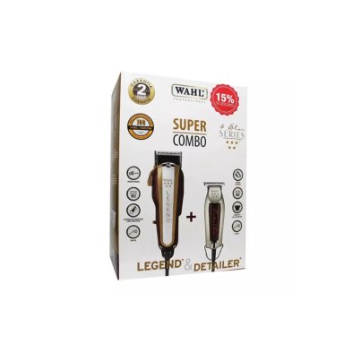MÁQUINA AFEITAR WAHL BARBER COMBO LEGEND + DETAILER PATILLERA TRIMMER 1 VELOCIDAD - 3