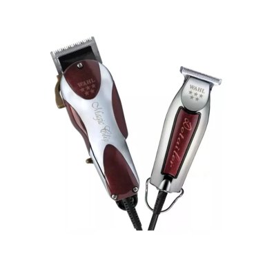 MÁQUINA AFEITAR WAHL COMBO MAGIC CLIP CON CABLE + DETAILER PATILLERA TRIMMER 2 VELOCIDADES - 2
