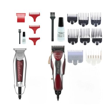MÁQUINA AFEITAR WAHL COMBO MAGIC CLIP CON CABLE + DETAILER PATILLERA TRIMMER 2 VELOCIDADES - 7