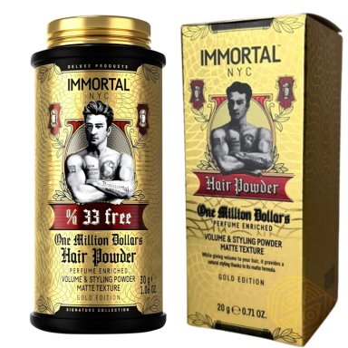 POLVO TEXTURIZADOR IMMORTAL INFUSE ONE MILLION DOLLARS NEGRO 20 GR - 3