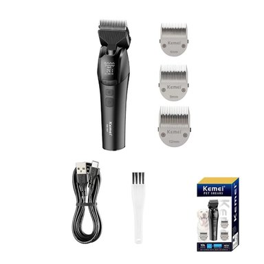MÁQUINA CORTADORA PELO PERROS Y GATOS KEMEI KM18579000 RPM - 3