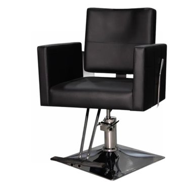 SILLÓN DE BARBERÍA TRADITIONAL RECLINABLE EN COLOR NEGRO - 2